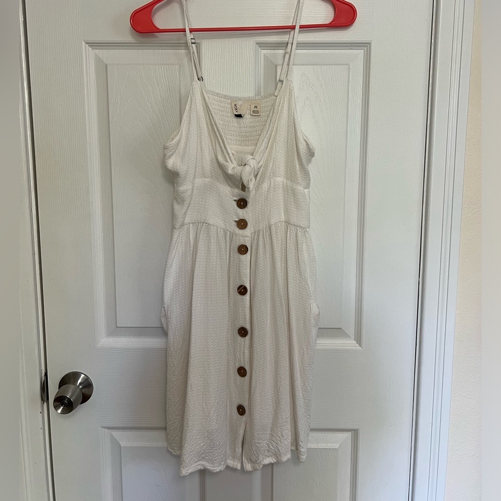 White Roxy Dress